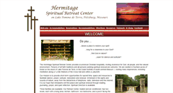 Desktop Screenshot of hermitageretreats.org